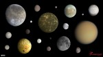 Solid Bodies in the Solar System – a great map