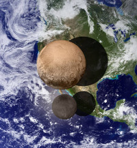 Here we are, Pluto. Earth is watching!