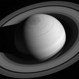 Viewed from Saturn – a small point in the sky